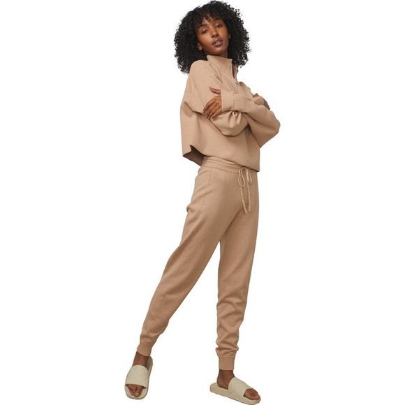 NWT Lunya Cozy Cotton Silk Jogger in Tranquil Tan {Sizes Medium / Small} - Picture 2 of 8